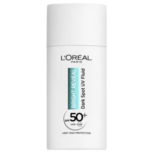 L'Oréal Paris Bright Reveal Denní Anti-UV Fluid SPF 50+ proti tmavým skvrnám, 50 ml