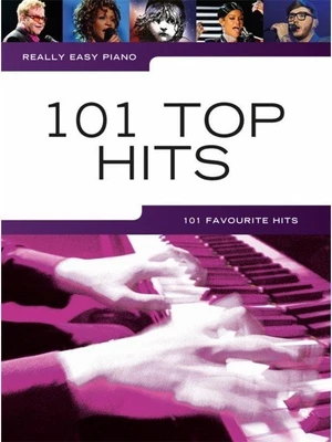 Music Sales Really Easy Piano: 101 Top Hits Music Book Partitura para pianos