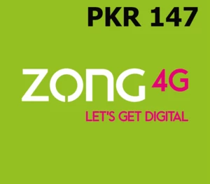 Zong 147 PKR Mobile Top-up PK