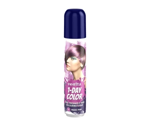 Barevný sprej na vlasy Venita 1-Day Color Magic Pink - 50 ml, kouzelně růžová (CMP13)