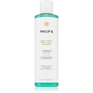Philip B. White Label Nordic Wood čisticí šampon na tělo a vlasy 350 ml