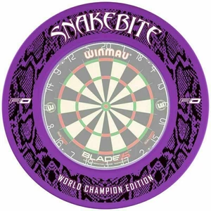 Red Dragon Snakebite World Champion 2020 Dartboard Surround - Purple Akcesoria do darta