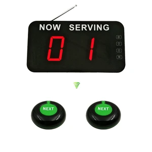 Number Calling Take A Ticket Wireless Queue Management System (2 Button +1 Display)
