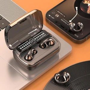 RYRA Bluetooth 5.3 Earphones Earring Wireless Headphones Ear Clip With Mic Earbuds HiFi Stereo Sports IPX7 Waterproof Headsets