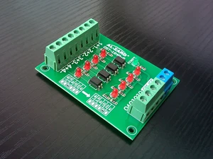 4-way photoelectric isolation module level voltage conversion board PNP output DST-1R4P-P