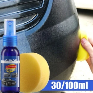100ml Automotive Plastic Repair Coating Agent Automotive Refresh Interior Refresh Clean Exterior Wash Car Accessories Trim U3I4