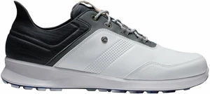 Footjoy Stratos Mens Golf Shoes White/Black/Iron 47 Calzado de golf para hombres