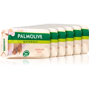 Palmolive Naturals Almond přírodní tuhé mýdlo s výtažky z mandlí 6x90 g