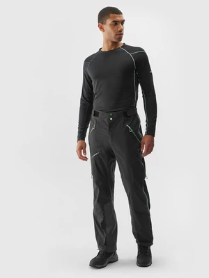 Pánské skialpové nepromokavé kalhoty membrána Dermizax 20000 - černé