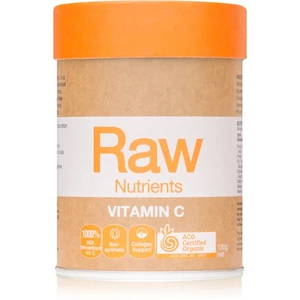Amazonia Raw Nutrients Vitamin C prášek pro podporu imunitního systému, krásnou pleť, nehty a normální stav zubů 120 g