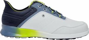 Footjoy Stratos Mens Golf Shoes White/Navy/Green 46 Calzado de golf para hombres
