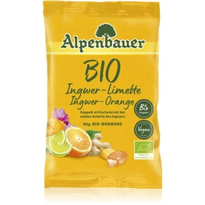 Alpenbauer BIO Zázvor – pomaranč – limetka cukríky v BIO kvalite 90 g