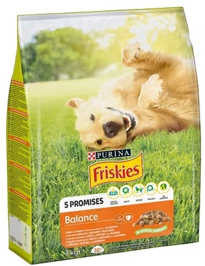 FRISKIES GP 4x3kg Balance s kuraťom a pridanou zeleninou