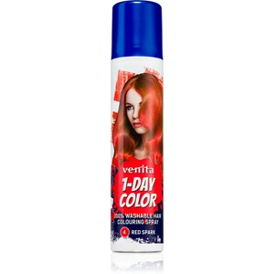 Venita 1-Day Color barevný sprej na vlasy odstín No. 4 - Red Spark 50 ml