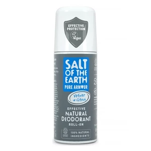 SALT OF THE EARTH Přírodní minerální deodorant roll-on Pure Armour Vetiver Citrus pánský 75 ml