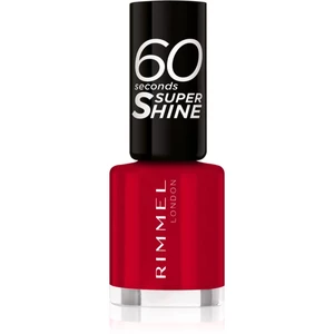 Rimmel 60 Seconds Super Shine lak na nehty odstín 313 Feisty Red 8 ml