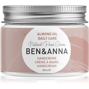 BEN&ANNA Natural Hand Cream Daily Care krém na ruky s mandľovým olejom 30 ml