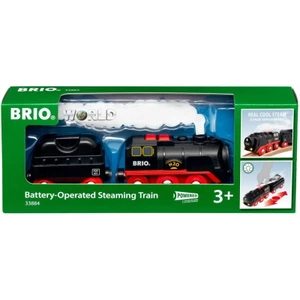 BRIO Parní lokomotiva s vodní nádrží na baterie
