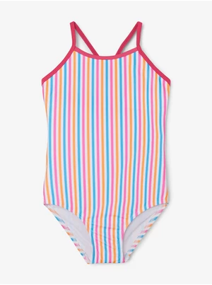 White Girly Striped Swimsuit Name It Ziza