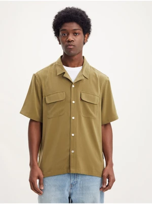 Levi&#39;s Khaki Mens Short Sleeve Shirt Levi&#39;s® Pajama - Men