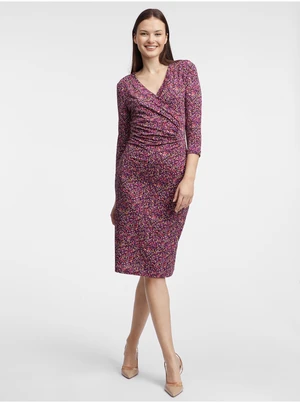 Orsay Purple Women Patterned Sheath Dress - Women