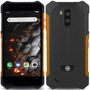Mobilný telefón myPhone Hammer Iron 3 LTE (TELMYAHIRON3LOR) čierny/oranžový smartfón • 5,5" uhlopriečka • IPS displej • 1440 × 720 px • obnovovacia fr