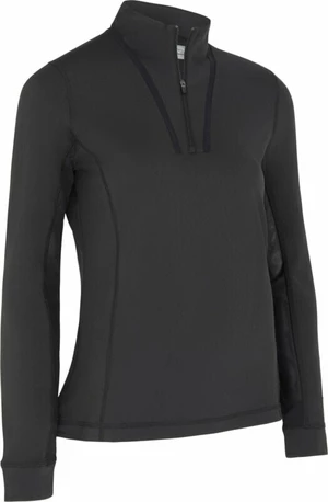 Callaway Womens Solid Sun Protection 1/4 Zip Caviar S