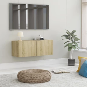 TV Cabinet Sonoma Oak 31.5"x11.8"x11.8" Chipboard