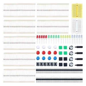 New Electronics Components Basic Starter Kit for SMD with LED Buzzer Capacitor Resistor
