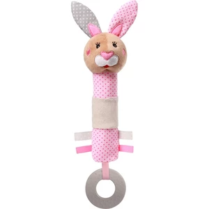 BabyOno Have Fun Baby Squeaker plyšová hračka s pískátkem Bunny Julia 1 ks