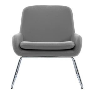 Svetlosivé kreslo Softline Coco