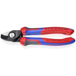 Knipex  95 12 165 káblové nožnice Vhodné pre (odizolační technika) hliníkový a medený kábel, jedno- a viacžilový 15 mm