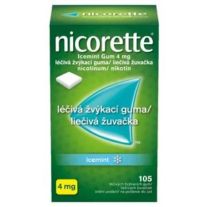 NICORETTE Icemint 4 mg Léčivá žvýkací guma 105 kusů