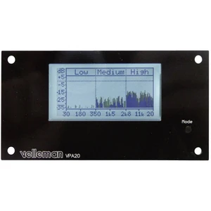Whadda K8098 audio analyzátor stavebnica 12 V/DC