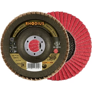 Rhodius 211311 RHODIUS JUMBO SPEED EXTENDED lamelový disk 125 x 22,23 mm K40 INOX zahnutý Priemer 125 mm   5 ks