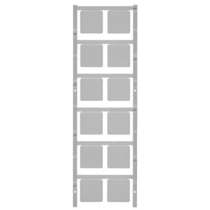 Weidmüller 1079510000 SM 27/27 MC NE GR značenie prístrojov Druh montáže: nalepenie Potlačiteľná plocha: 27 x 27 mm sivá