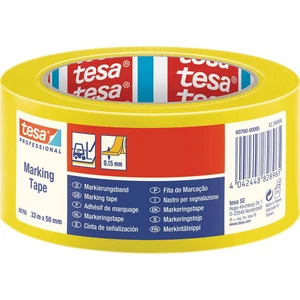 tesa  60760-00087-15 značiace páska tesa® Professional čierna, žltá (d x š) 33 m x 50 mm 1 ks