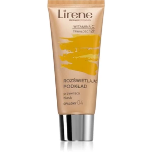 Lirene Vitamin C rozjasňující fluidní make-up pro dlouhotrvající efekt odstín 04 Tanned 30 ml