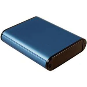 Univerzální pouzdro hliníkové Hammond Electronics, (d x š x v) 80 x 71,7 x 19 mm, modrá