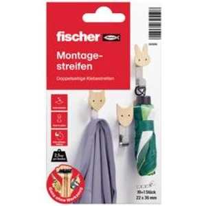 Oboustranně lepicí podložky Fischer 545956, 19 ks