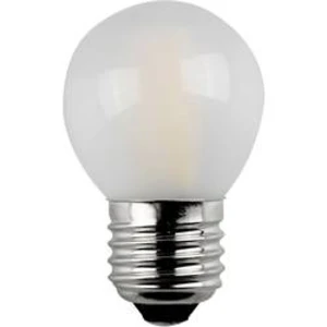 LED žárovka Müller-Licht 401065 230 V, E27, 9 W = 40 W, teplá bílá, A++ (A++ - E), kapkovitý tvar, 1 ks