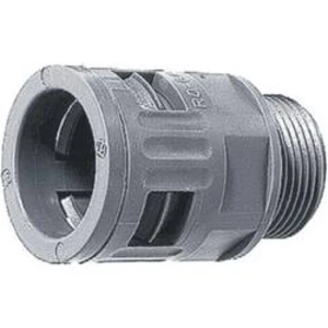Hadicová spojka rovná LAPP SILVYN® KLICK-GM 40x1,5 GY 55501080, M40, 35 mm, šedá (RAL 7001), 1 ks