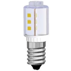 LED žárovka Signal Construct MBRE141248A, E14, 230 V DC/AC, modrá