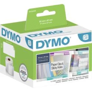 DYMO etikety v roli 57 x 32 mm papír bílá 1000 ks permanentní S0722540 univerzální etikety