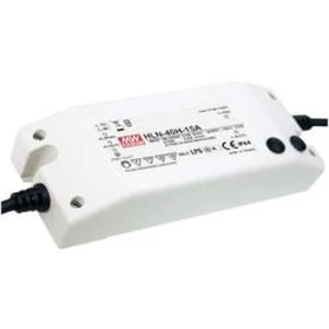 LED driver, napájecí zdroj pro LED konstantní napětí, konstantní proud Mean Well HLN-40H-48A, 40 W (max), 840 mA, 28.8 - 48 V/DC