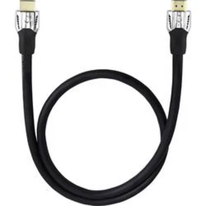 HDMI kabel Oehlbach [1x HDMI zástrčka - 1x HDMI zástrčka] černá 2.20 m