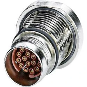 M17 přístroj konektory. centrální závit Phoenix Contact ST-08S1N8AH100S 1619035, stříbrná, 1 ks