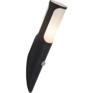 Venkovní nástěnné osvětlení s PIR detektorem Brilliant Gap 43597/63, E27, 20 W, kov, plast, antracitová