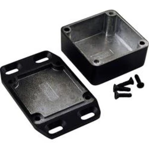 Univerzální pouzdro Hammond Electronics 1590LLBFLBK 1590LLBFLBK, 50 x 50 x 25 , hliník, černá, 1 ks