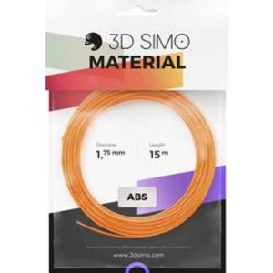 Sada vláken pro 3D tiskárny 3D Simo 3Dsimo-ABS-2, ABS plast, 1.75 mm, 120 g, oranžová, černá, bílá